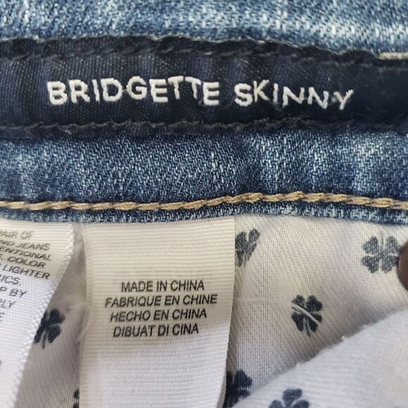 LUCKY BRAND Bridgette Skinny Raw Hem Ankle Jeans 6/28 - Picture 8 of 9